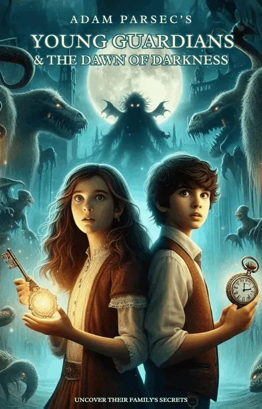 Cover Art For Adam Parsec's Young Guardians